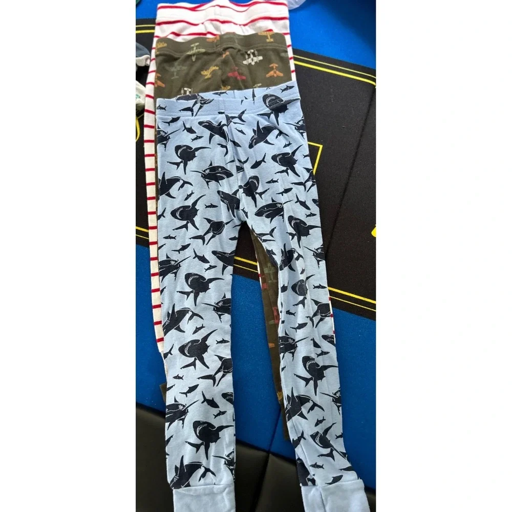 Lot of 14 Boys Size 5T Pajamas PJs Old Navy sleep shorts shirts pants